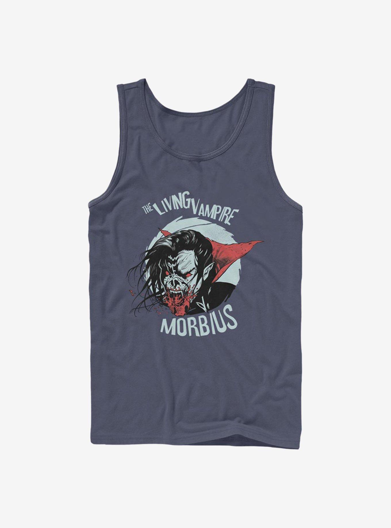 Marvel Morbius Moonlight Vampire Tank, NAVY, hi-res