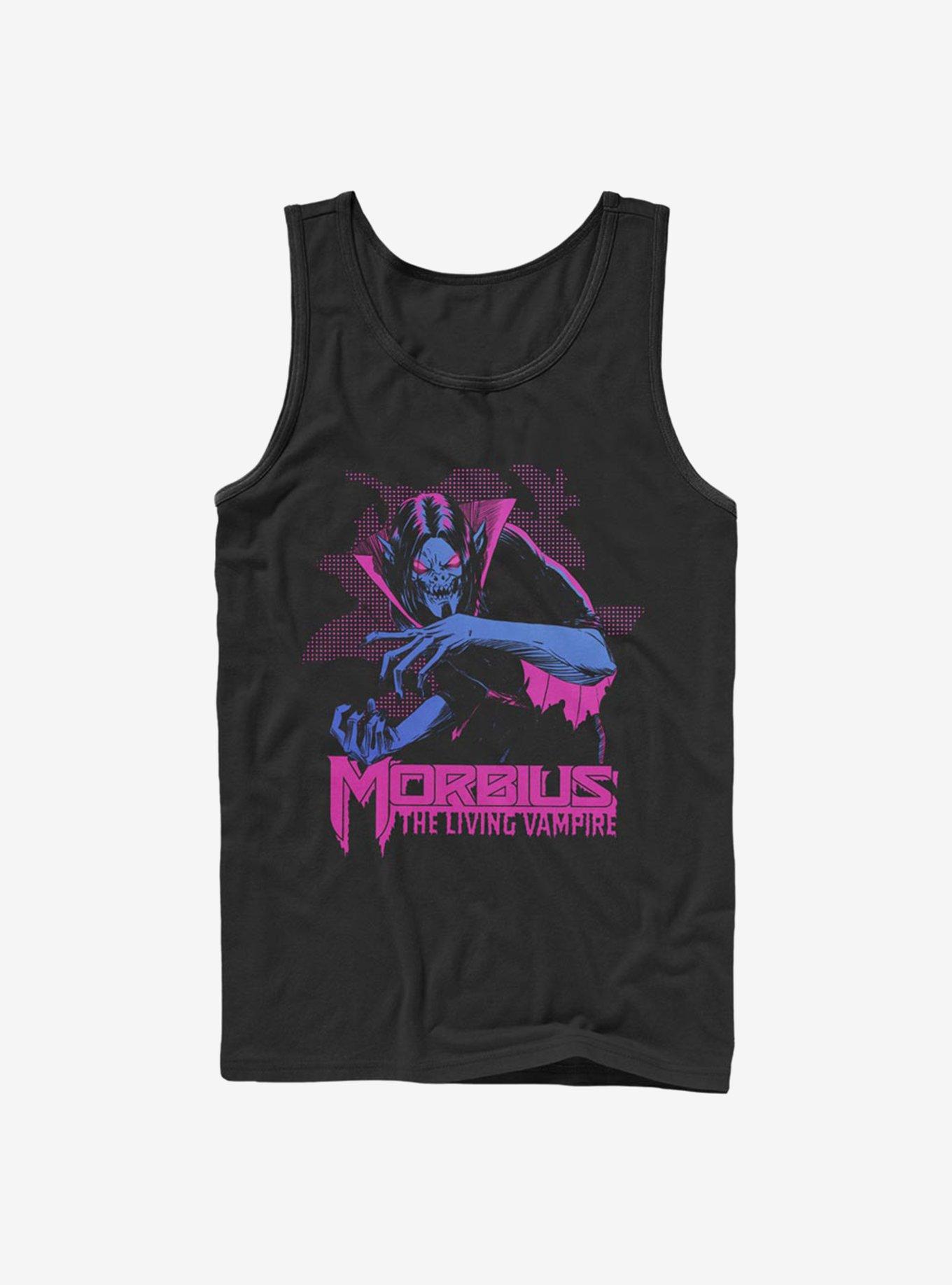 Marvel Morbius Neon Morbius Tank, BLACK, hi-res