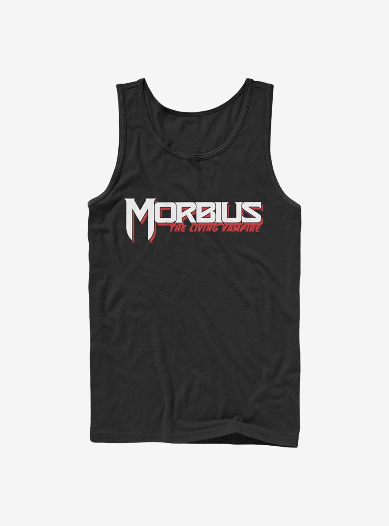 Marvel Morbius Vampire Bold Title Tank, BLACK, hi-res