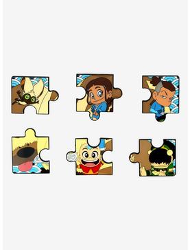 Avatar: The Last Airbender Chibi Characters Puzzle Blind Box Enamel Pin - BoxLunch Exclusive, , hi-res