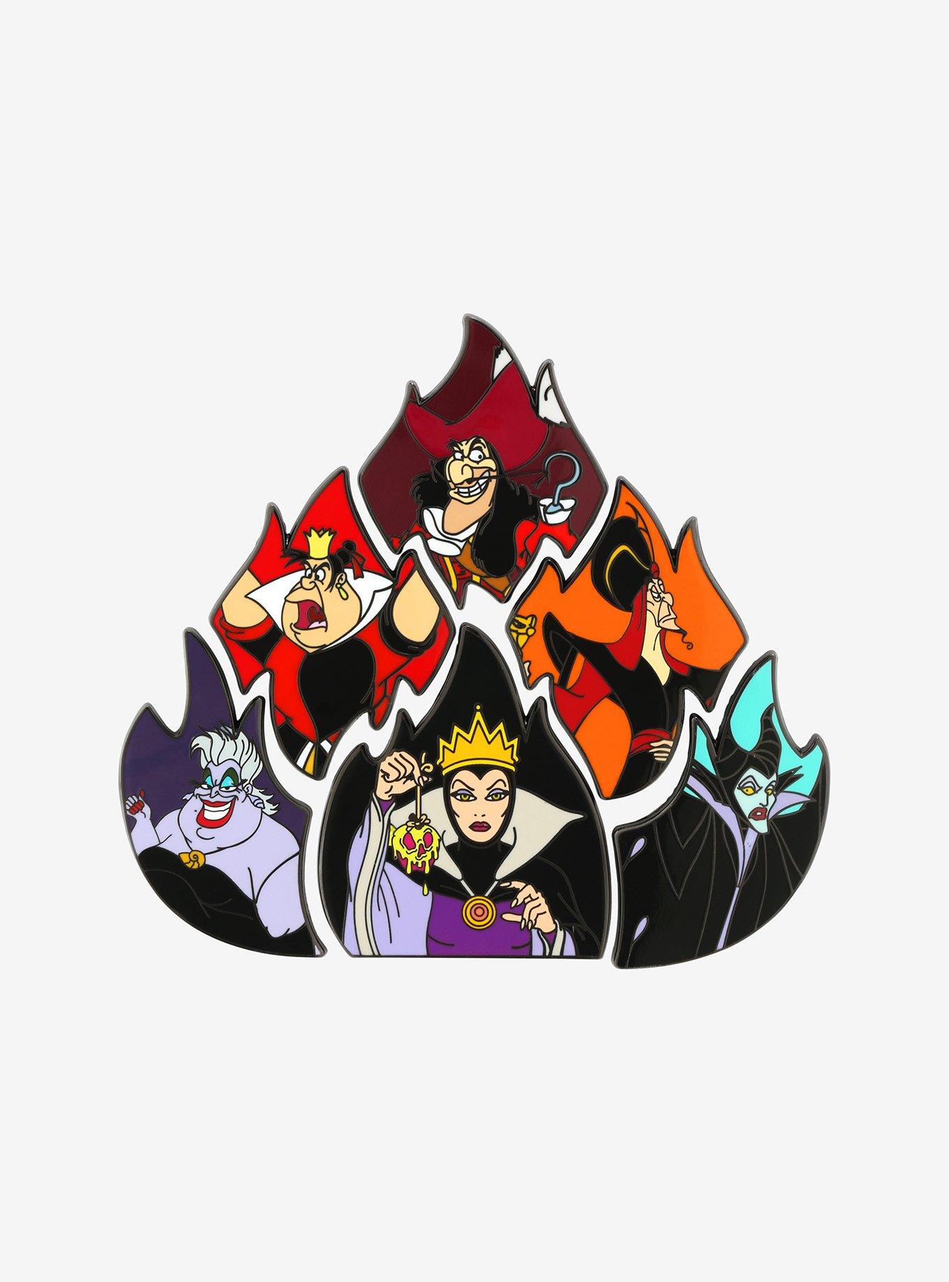 LoungeFly Disney Villains Blind Box Enamel Pin, , hi-res