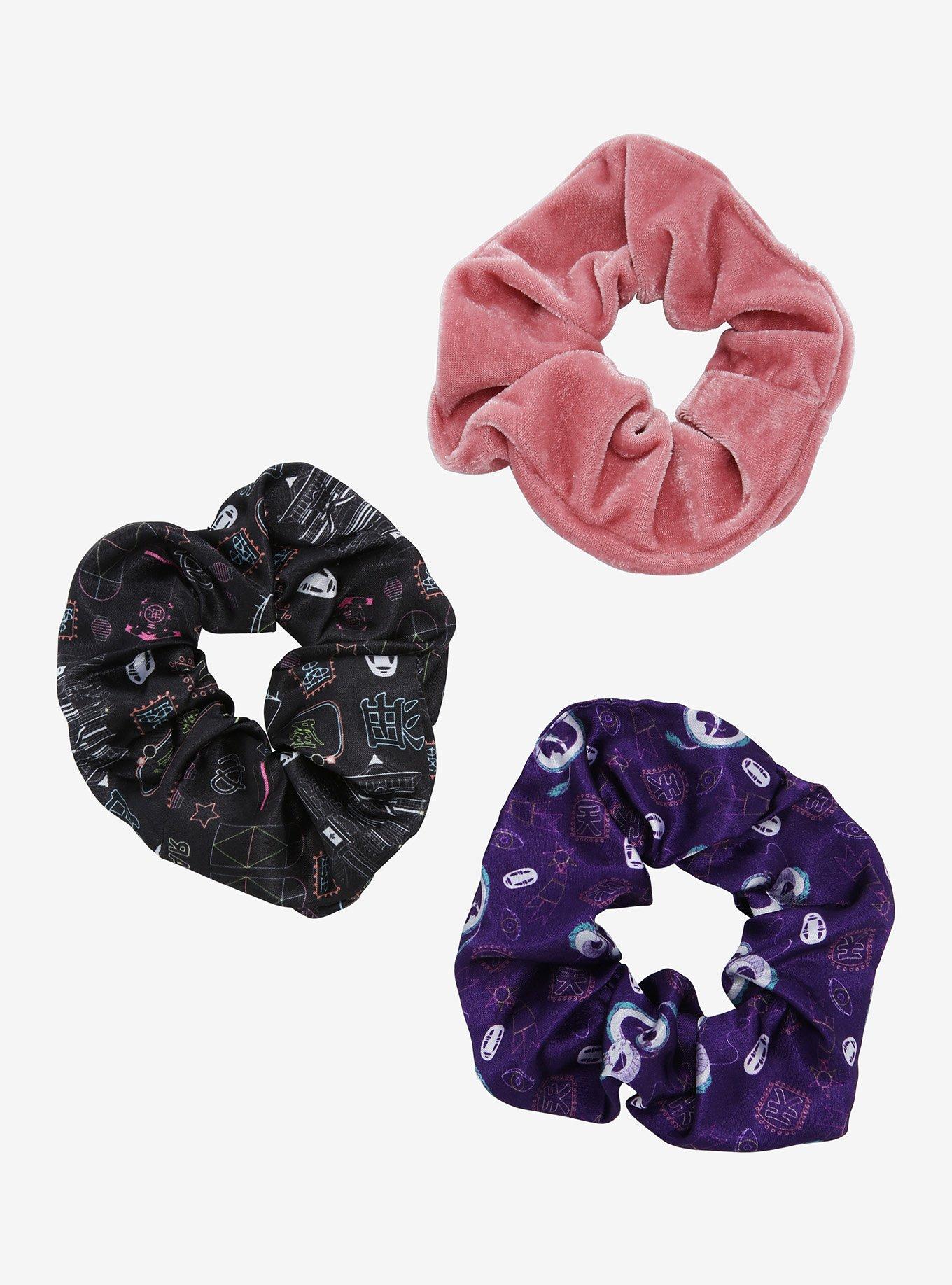 Studio Ghibli Spirited Away No-Face & Haku Scrunchy Set, , hi-res