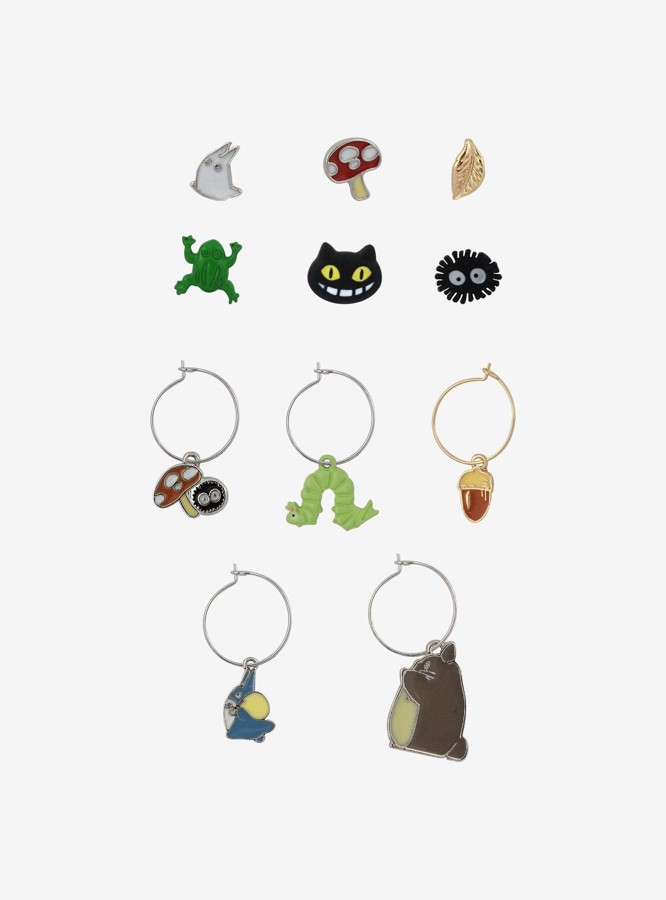 Studio Ghibli My Neighbor Totoro Mismatch Earring Set, , hi-res