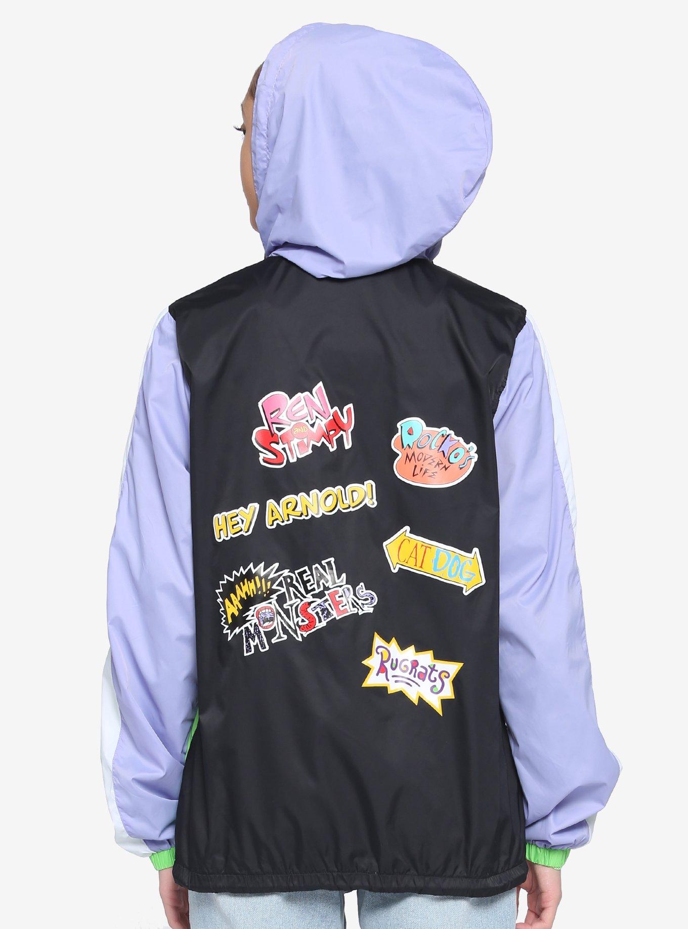 Nickelodeon '90s Logos Girls Windbreaker, MULTI, hi-res