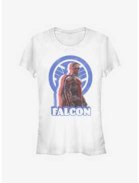 Marvel The Falcon And The Winter Soldier Shadow Outline Falcon Girls T-Shirt, , hi-res