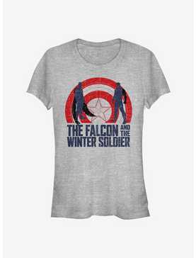 Marvel The Falcon And The Winter Soldier Shield Sun Girls T-Shirt, , hi-res