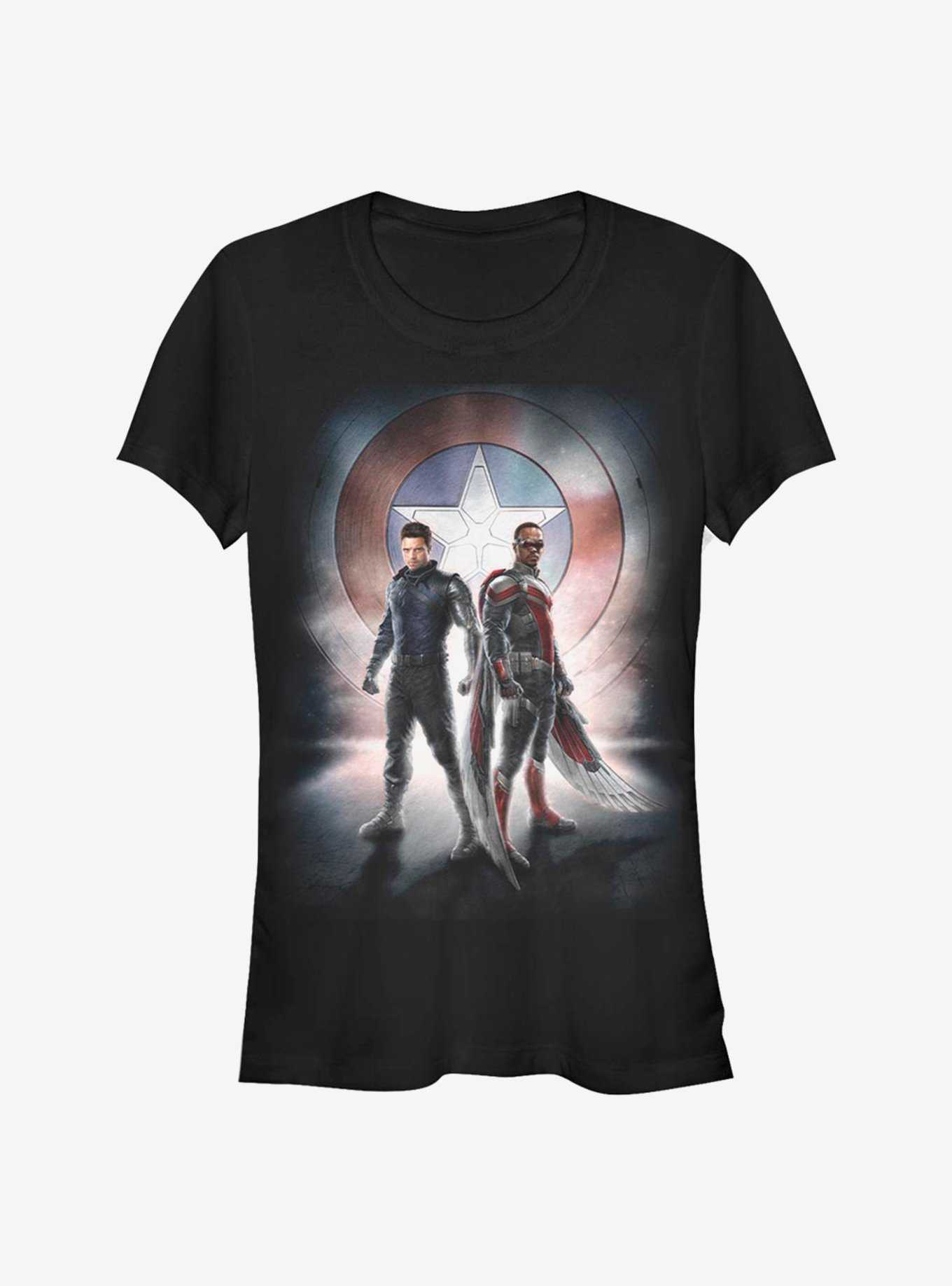 Marvel The Falcon And The Winter Soldier Team Poster Girls T-Shirt, , hi-res