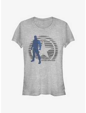 Marvel The Falcon And The Winter Soldier Winter Soldier Lockup Girls T-Shirt, , hi-res