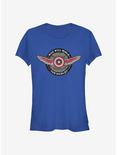 Marvel The Falcon And The Winter Soldier Wield The Shield Girls T-Shirt, ROYAL, hi-res