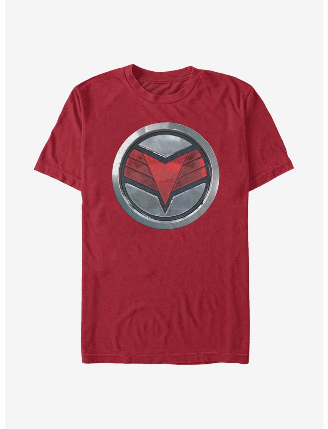 Marvel The Falcon And The Winter Soldier Falcon Logo T-Shirt, CARDINAL, hi-res