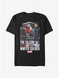 Marvel The Falcon And The Winter Soldier Photo Real T-Shirt, BLACK, hi-res
