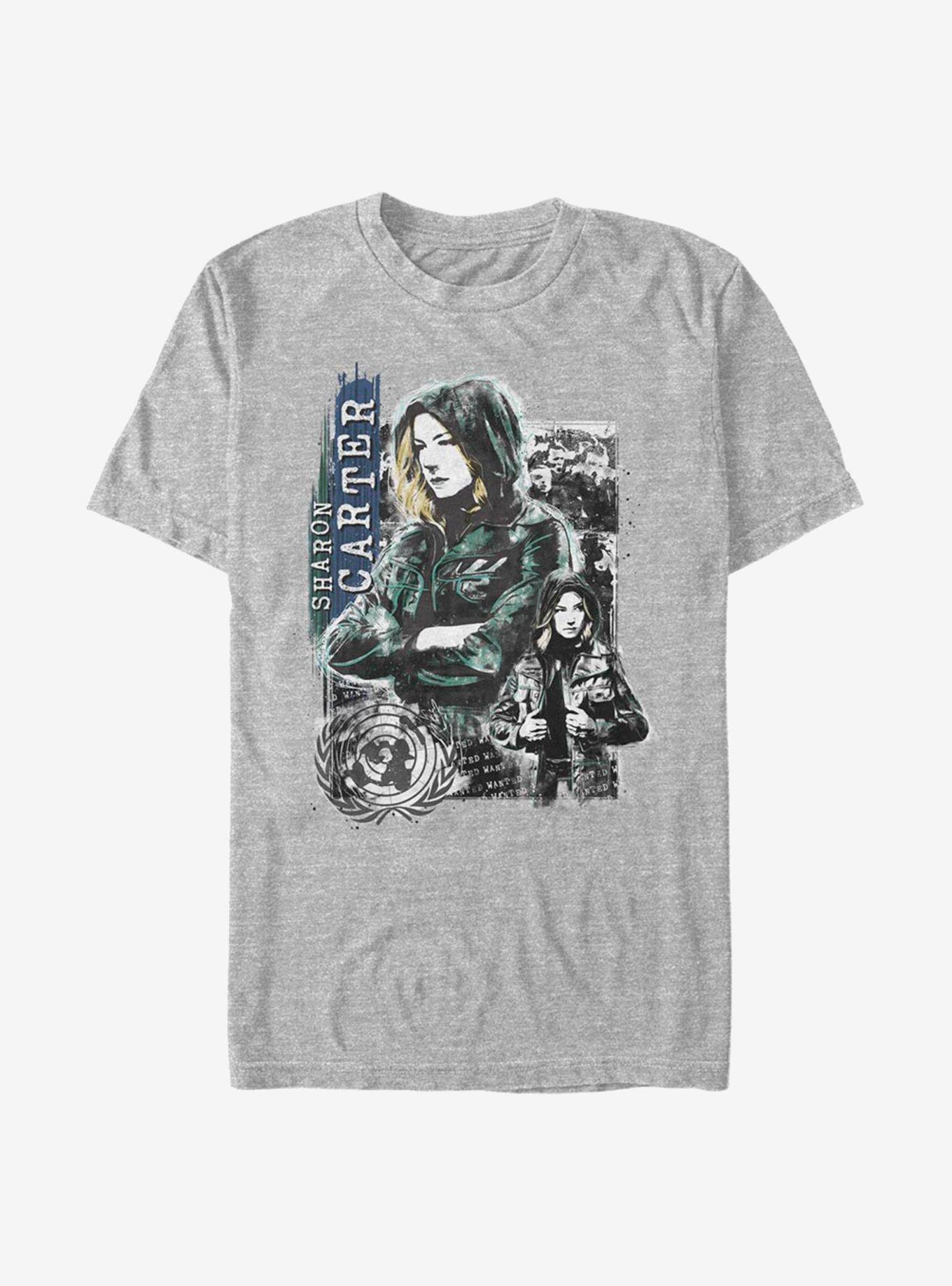 Marvel The Falcon And The Winter Soldier Sharon Carter T-Shirt, ATH HTR, hi-res