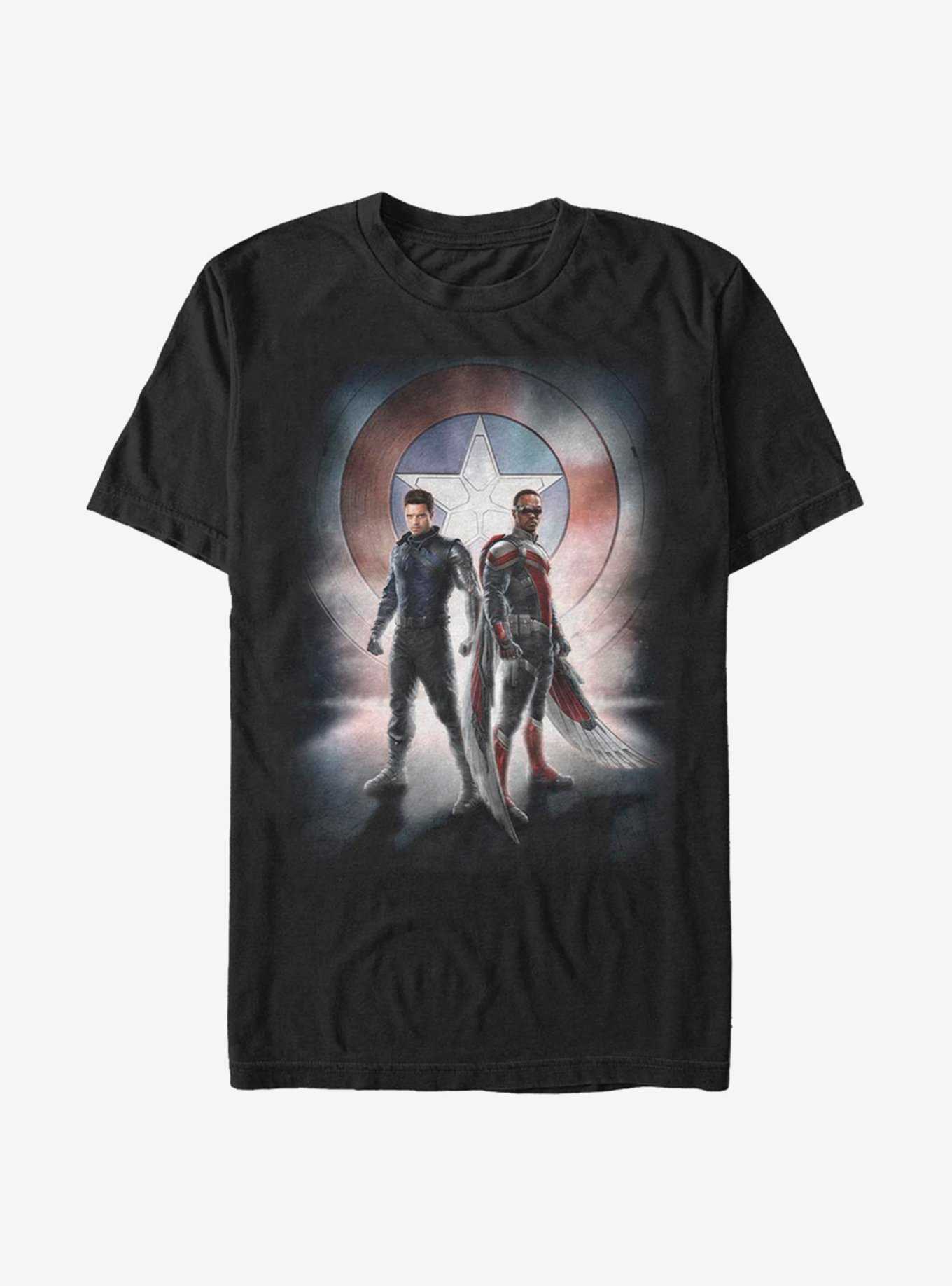 Marvel The Falcon And The Winter Soldier Team Poster T-Shirt, , hi-res