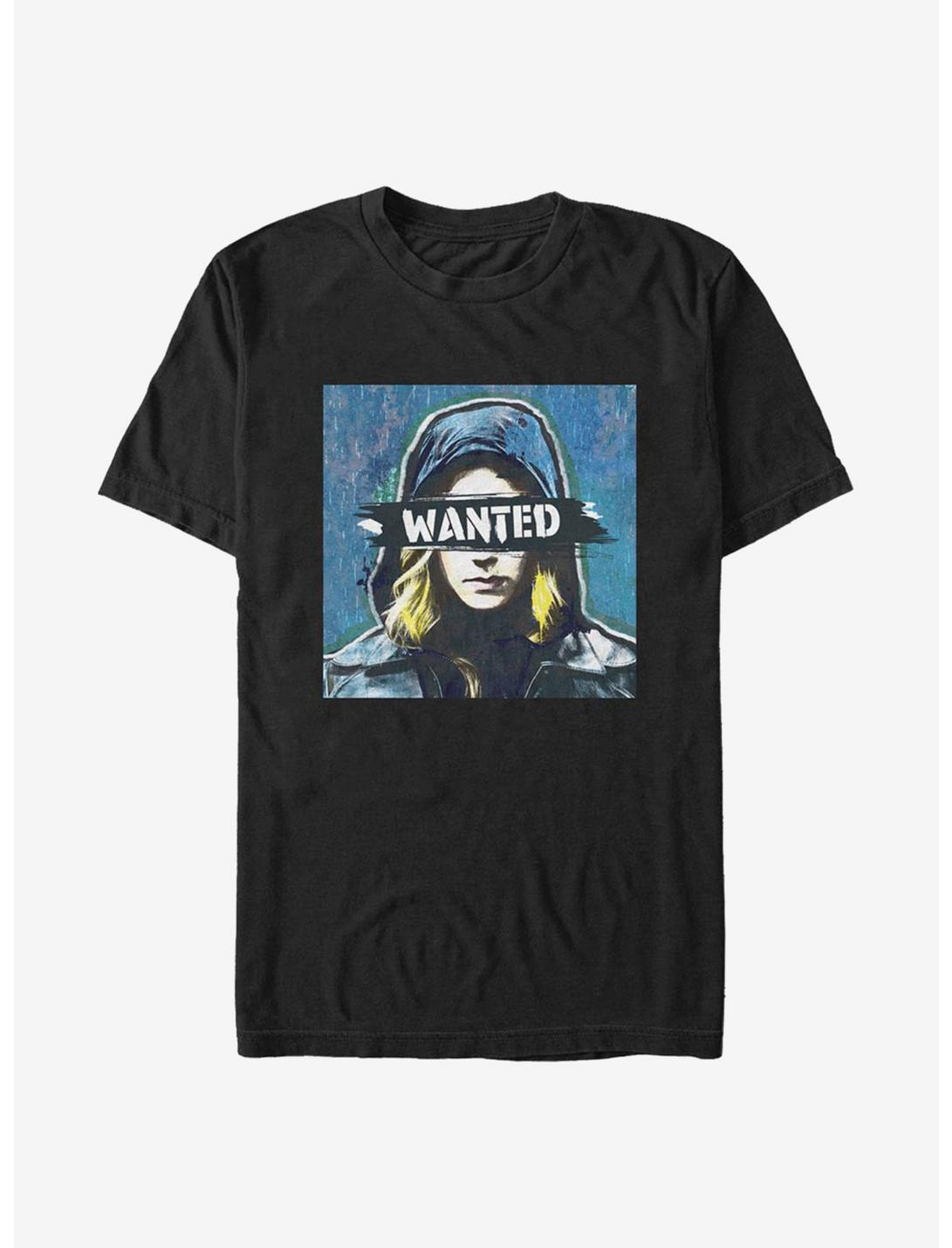 Marvel The Falcon And The Winter Soldier Sharon Carter Wanted T-Shirt, BLACK, hi-res
