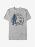 Marvel The Falcon And The Winter Soldier Winter Soldier Lockup T-Shirt, ATH HTR, hi-res