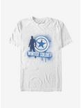 Marvel The Falcon And The Winter Soldier Winter Soldier Spray Paint T-Shirt, WHITE, hi-res