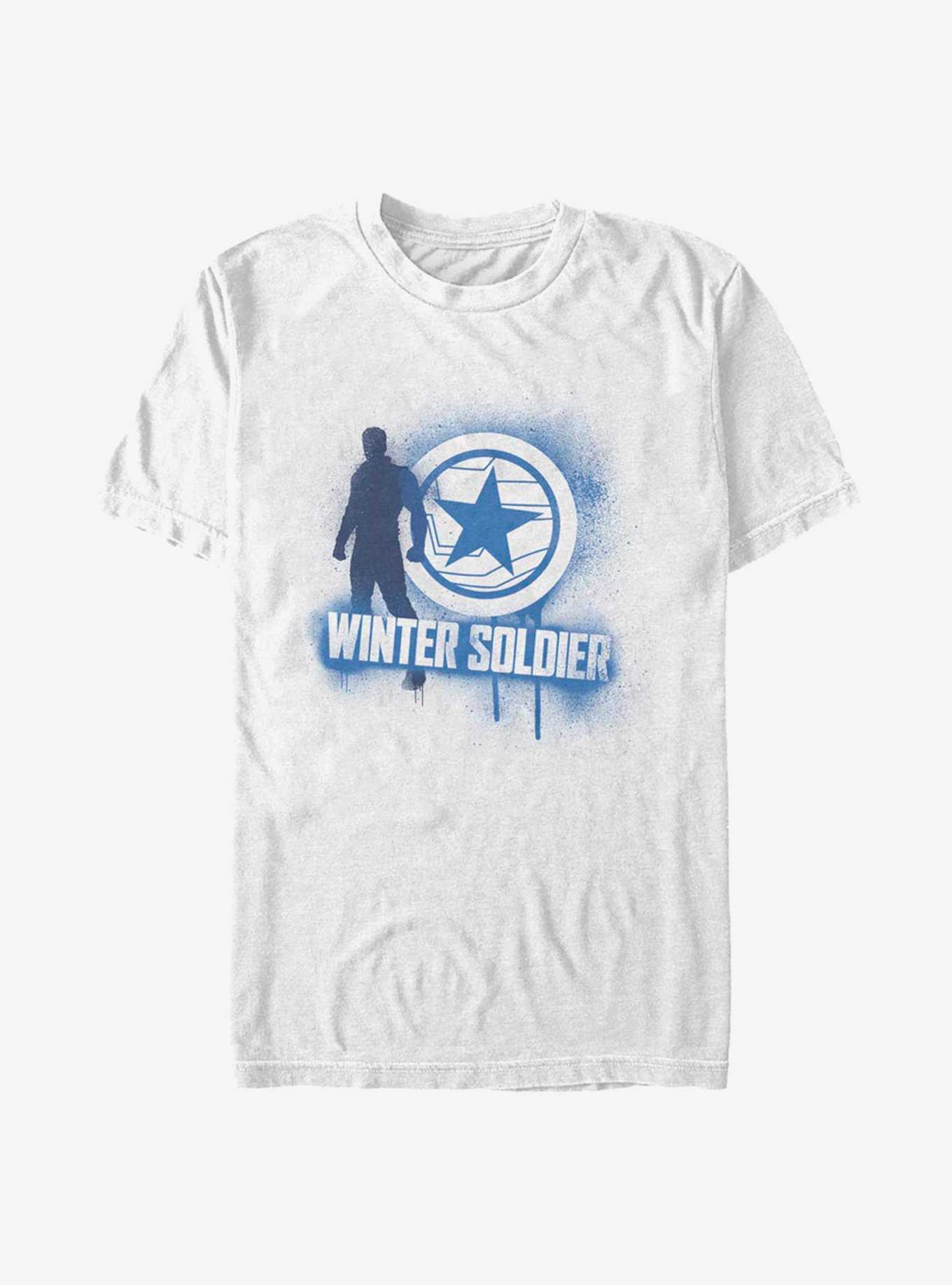 Marvel The Falcon And The Winter Soldier Winter Soldier Spray Paint T-Shirt, , hi-res