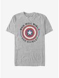 Marvel The Falcon And The Winter Soldier Who Will Wield T-Shirt, ATH HTR, hi-res