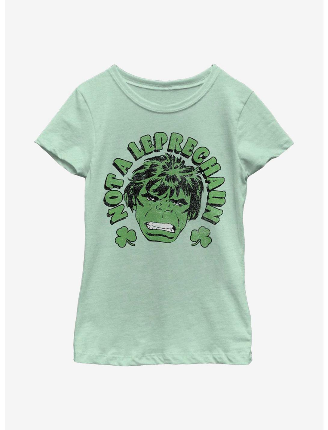 Marvel Hulk Not A Leprechaun Youth Girls T-Shirt, MINT, hi-res