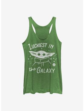 Star Wars The Mandalorian The Child Luckiest In The Galaxy Womens Tank Top, , hi-res