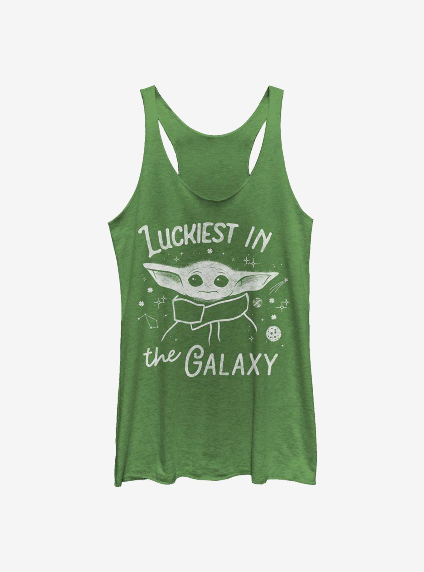 Star Wars The Mandalorian The Child Luckiest In The Galaxy Womens Tank Top, , hi-res