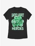 Marvel Avengers Luck Of The Hero Womens T-Shirt, BLACK, hi-res