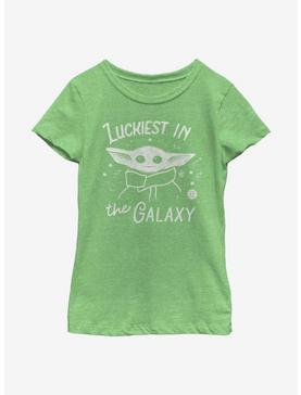 Star Wars The Mandalorian The Child Luckiest In The Galaxy Youth Girls T-Shirt, , hi-res