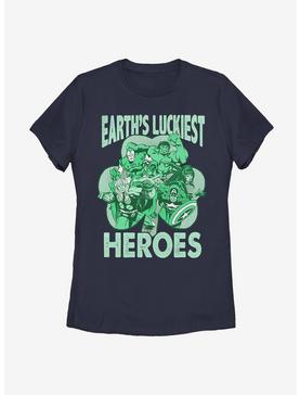 Marvel Avengers Luck Of The Hero Womens T-Shirt, NAVY, hi-res