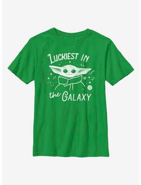 Star Wars The Mandalorian The Child Luckiest In The Galaxy Youth T-Shirt, , hi-res