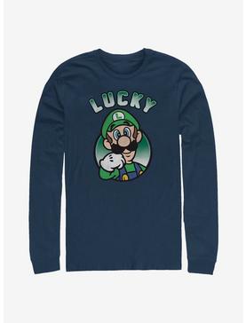 Plus Size Nintendo Super Mario Lucky Luigi Long-Sleeve T-Shirt, , hi-res