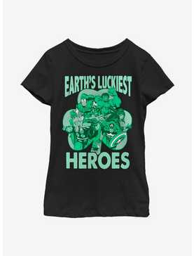 Marvel Avengers Luck Of The Hero Youth Girls T-Shirt, , hi-res