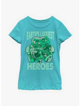 Marvel Avengers Luck Of The Hero Youth Girls T-Shirt, , hi-res