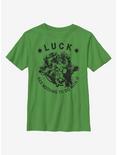Marvel Avengers Avengers No Luck Just Skill Youth T-Shirt, KELLY, hi-res