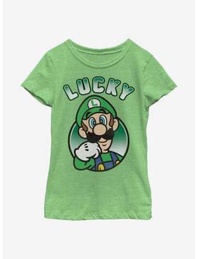 Nintendo Super Mario Lucky Luigi Youth Girls T-Shirt, , hi-res