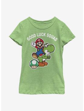 Nintendo Super Mario Good Luck Squad Youth Girls T-Shirt, , hi-res