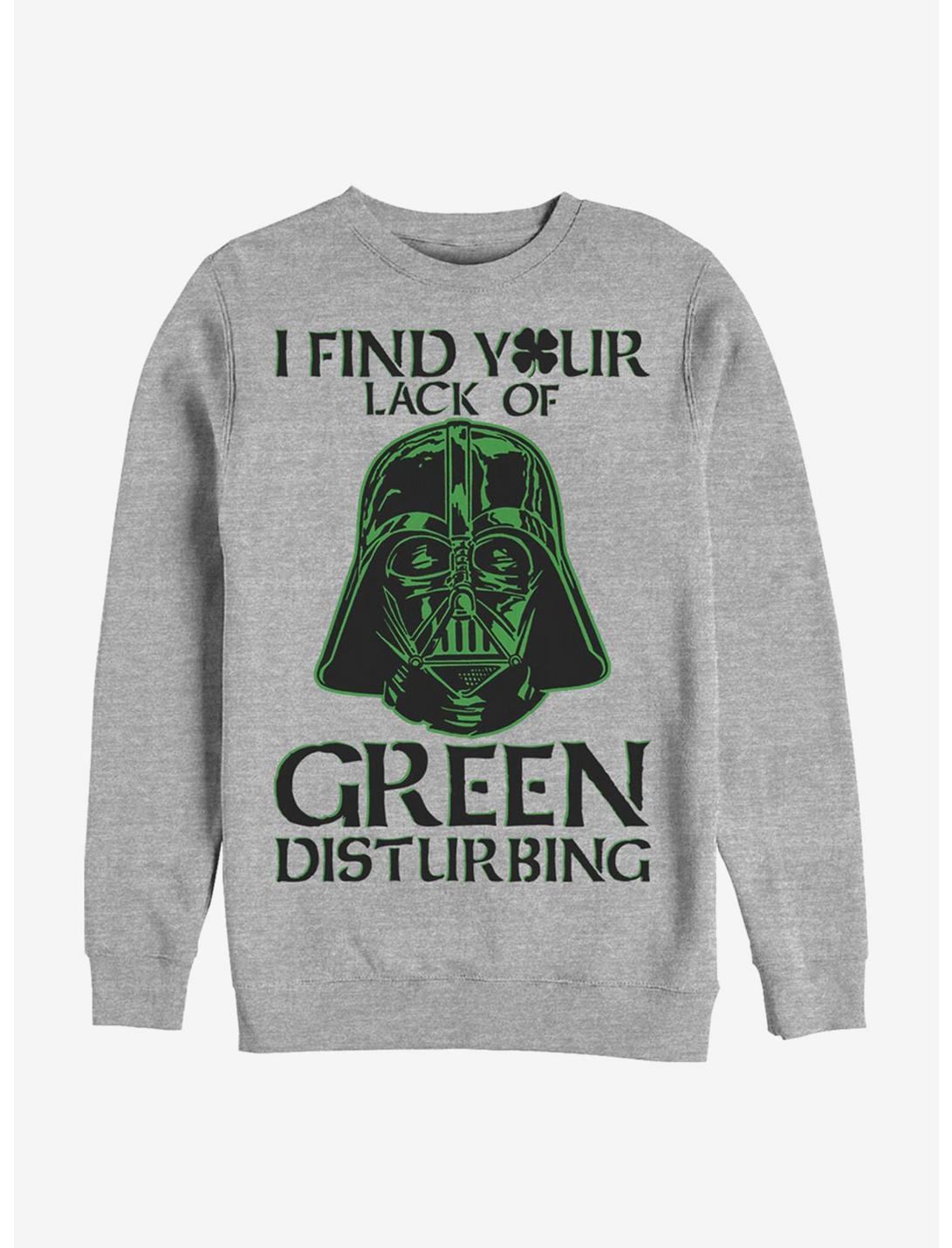 Star Wars Vader Lack Of Green Sweatshirt, ATH HTR, hi-res