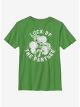 Marvel Black Panther Luck Of The Panther Youth T-Shirt, KELLY, hi-res