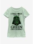 Star Wars Vader Lack Of Green Youth Girls T-Shirt, MINT, hi-res