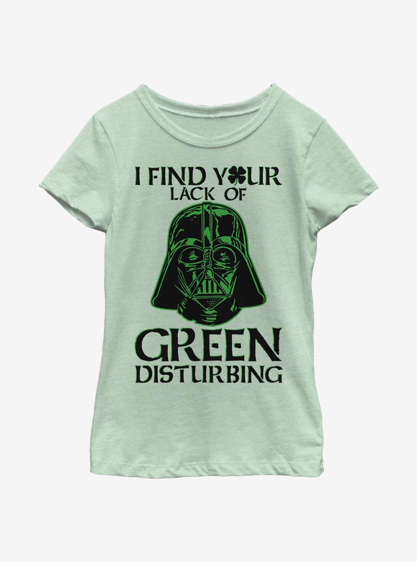 Star Wars Vader Lack Of Green Youth Girls T-Shirt, , hi-res