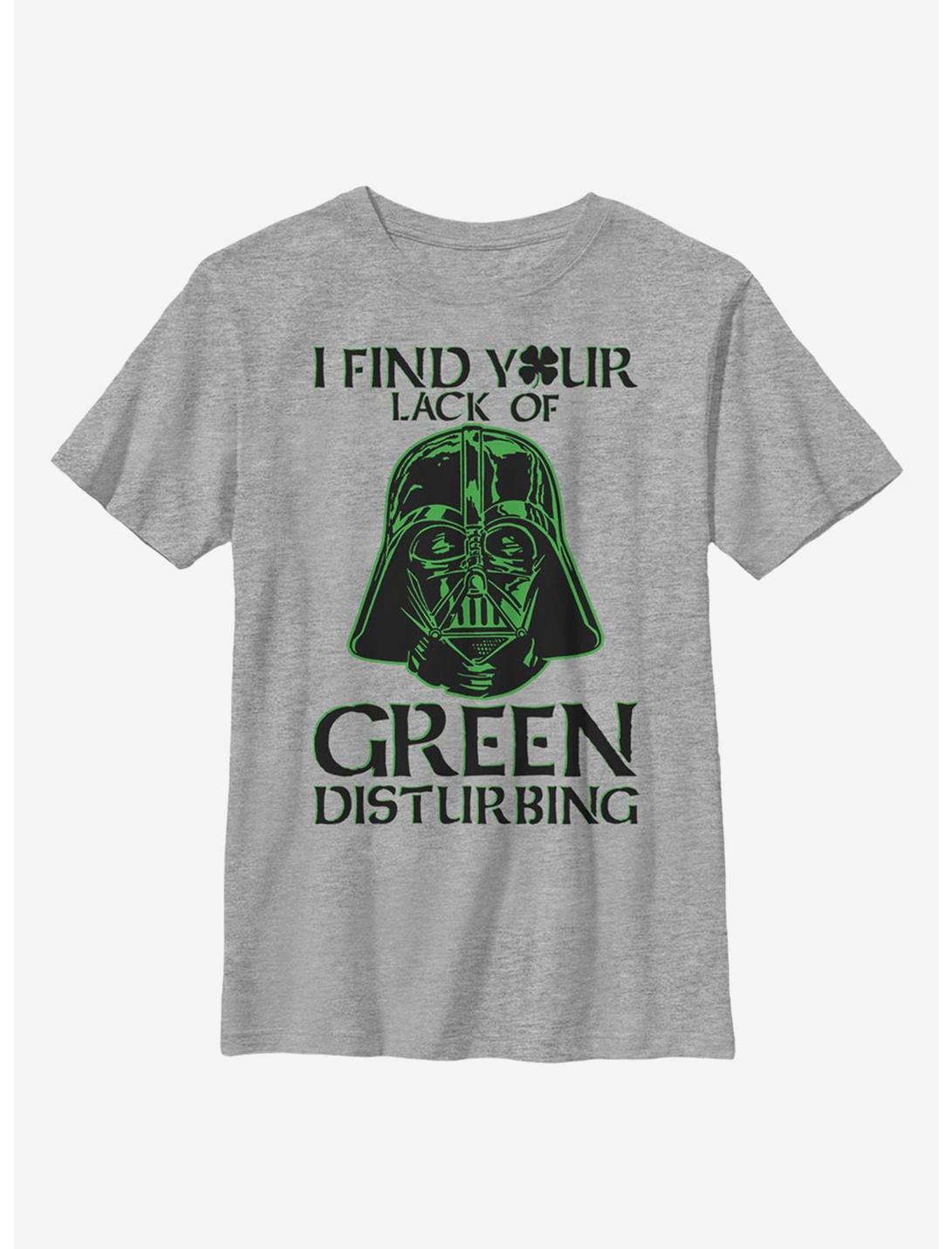 Star Wars Vader Lack Of Green Youth T-Shirt, ATH HTR, hi-res