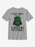 Star Wars Vader Lack Of Green Youth T-Shirt, ATH HTR, hi-res