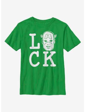 Marvel Captain America Captain Of Luck Youth T-Shirt, , hi-res