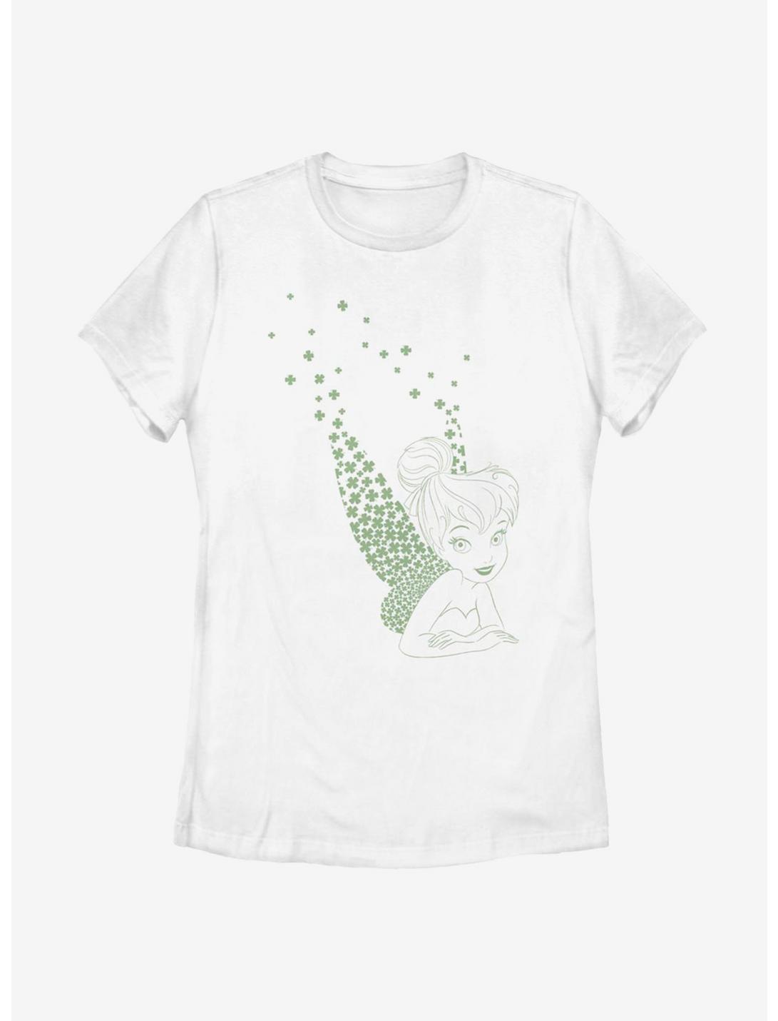 Disney Tinker Bell Tink Clovers Womens T-Shirt, WHITE, hi-res