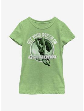 Marvel Guardians Of The Galaxy Gamora Green Youth Girls T-Shirt, , hi-res