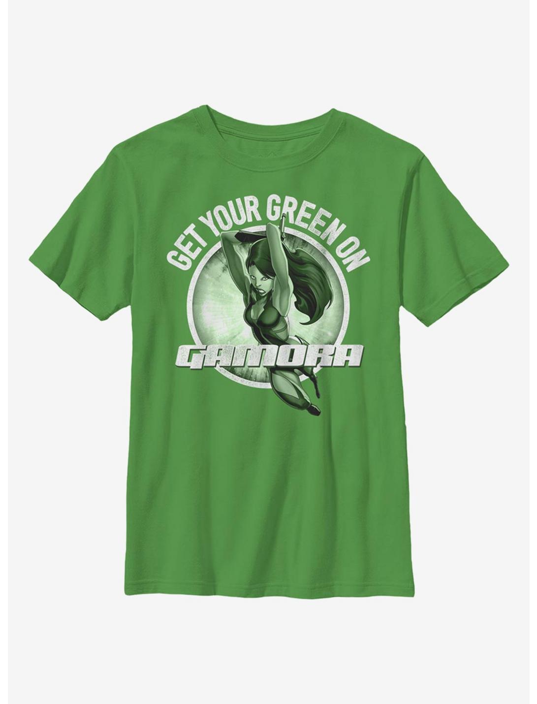 Marvel Guardians Of The Galaxy Gamora Green Youth T-Shirt, KELLY, hi-res