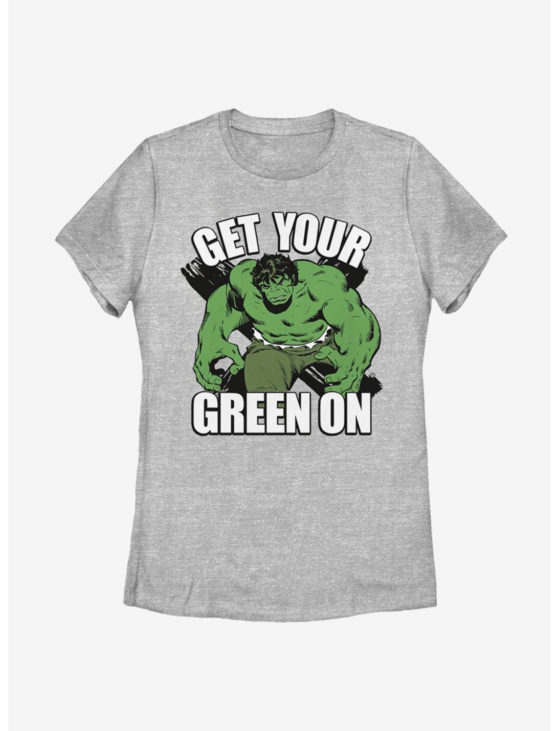 Marvel Hulk Green Hulk Womens T-Shirt, ATH HTR, hi-res