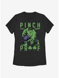Marvel Hulk Green Pinch Womens T-Shirt, BLACK, hi-res