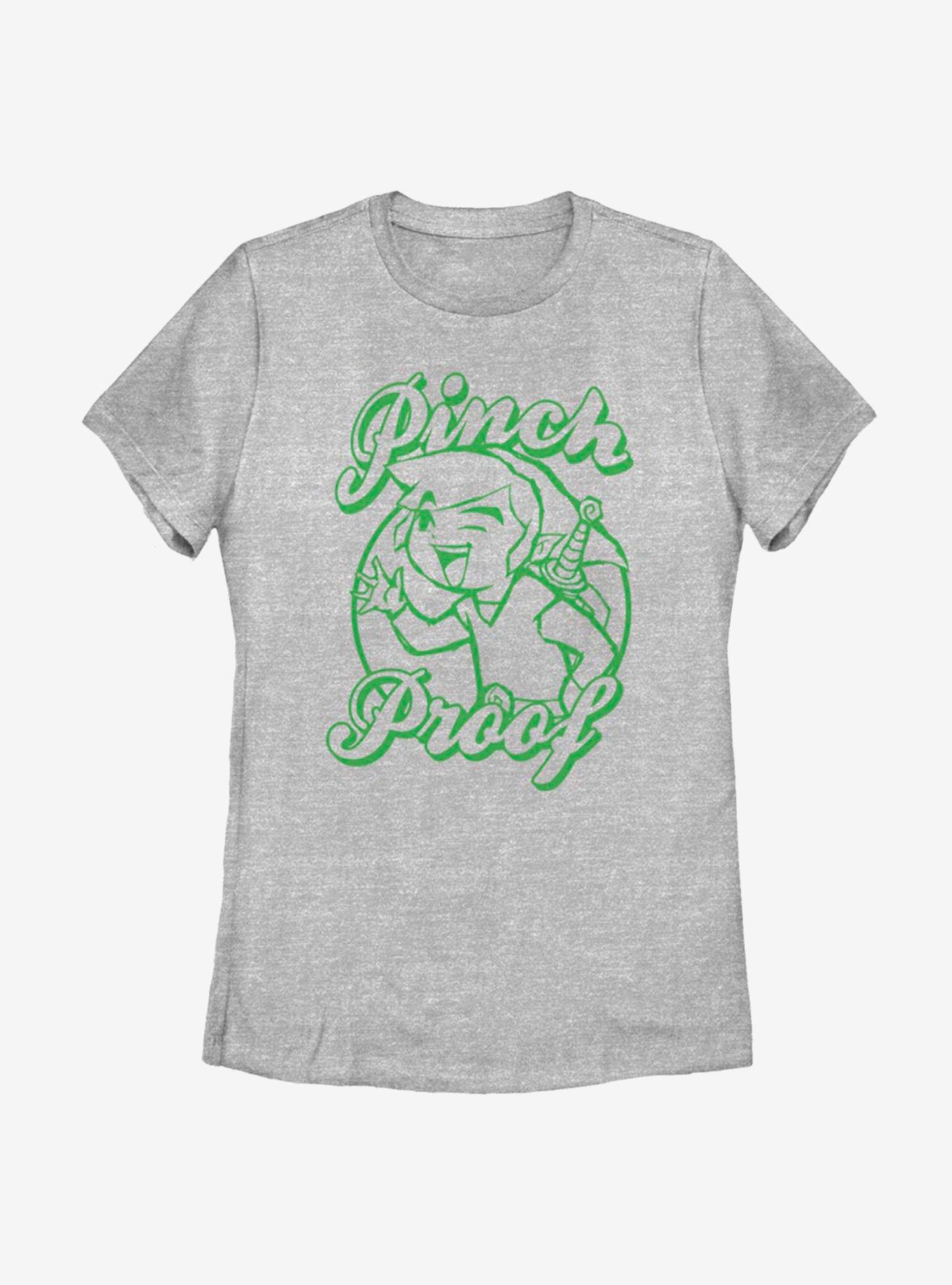 Nintendo The Legend Of Zelda Pinch Proof Link Womens T-Shirt, ATH HTR, hi-res