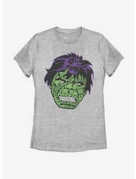 Marvel Hulk Luck Icons Face Womens T-Shirt, , hi-res