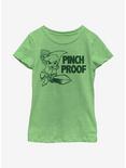 Nintendo The Legend Of Zelda Link Pinch Proof Youth Girls T-Shirt, GRN APPLE, hi-res